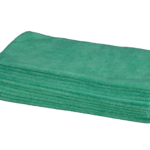 green towel no background